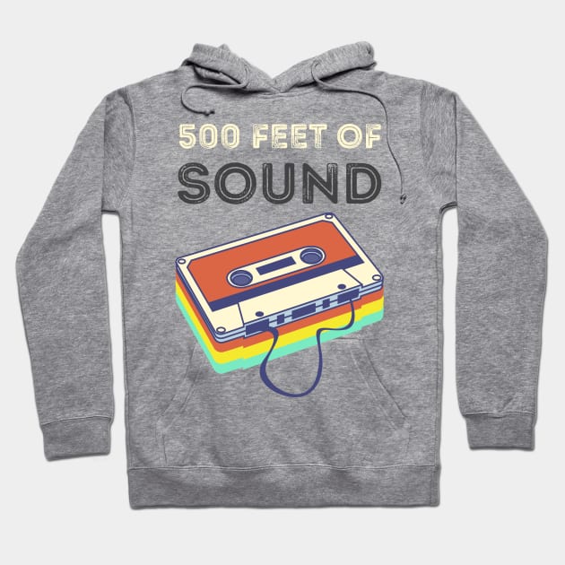 500 Feet Of Sound Hoodie by CF.LAB.DESIGN